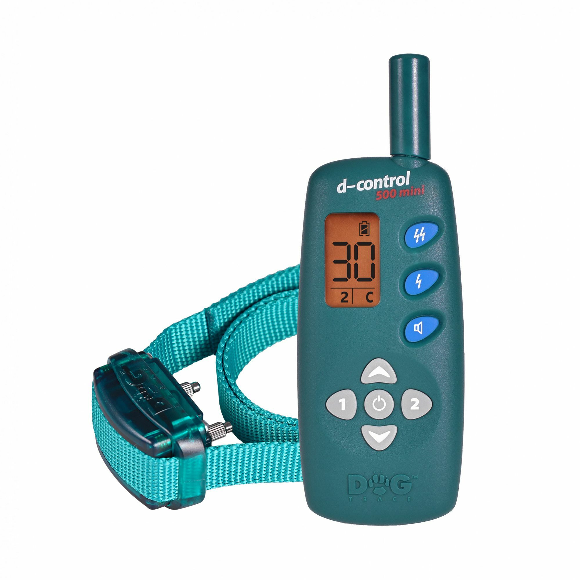 Elektronický obojok 500 mini, malé a stredné plemená, 2cm/max 75cm, tyrkysový