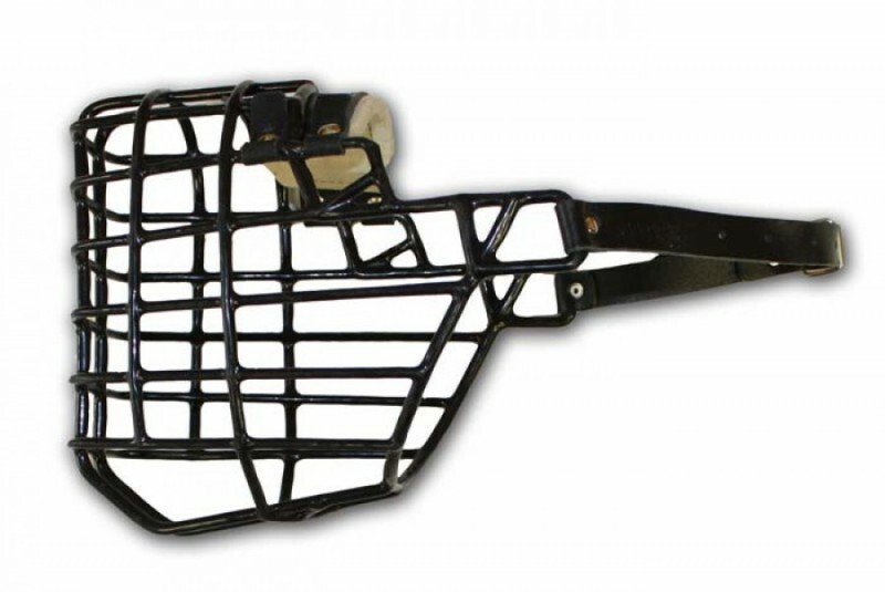 Náhubok pogumovaný, vystlaný, nemecký ovčiak, fena, čierny