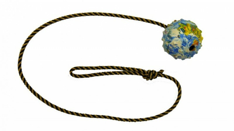 Lopta Gappay s priemerom 7cm, dutá so šnúrkou 100cm