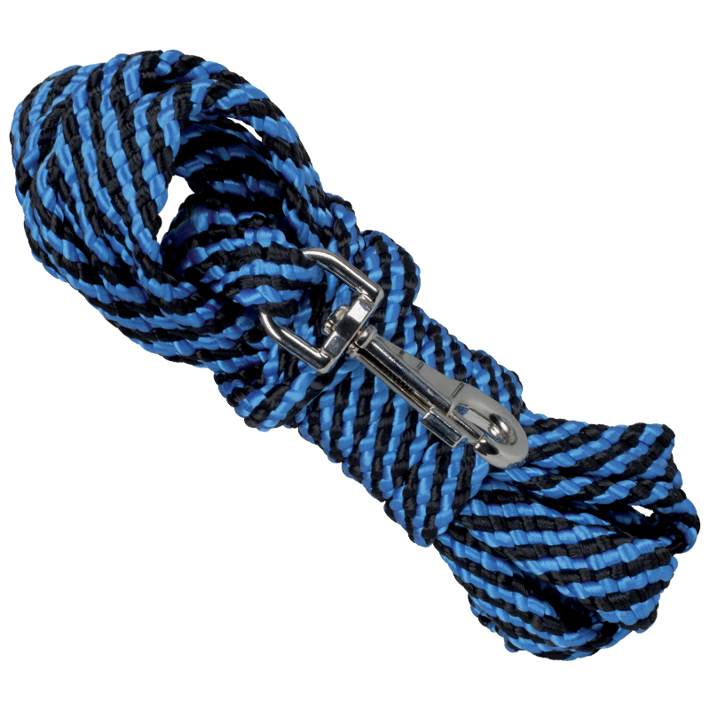 Vodítko pletené ploché, s uškom, 12mm/300cm, silon