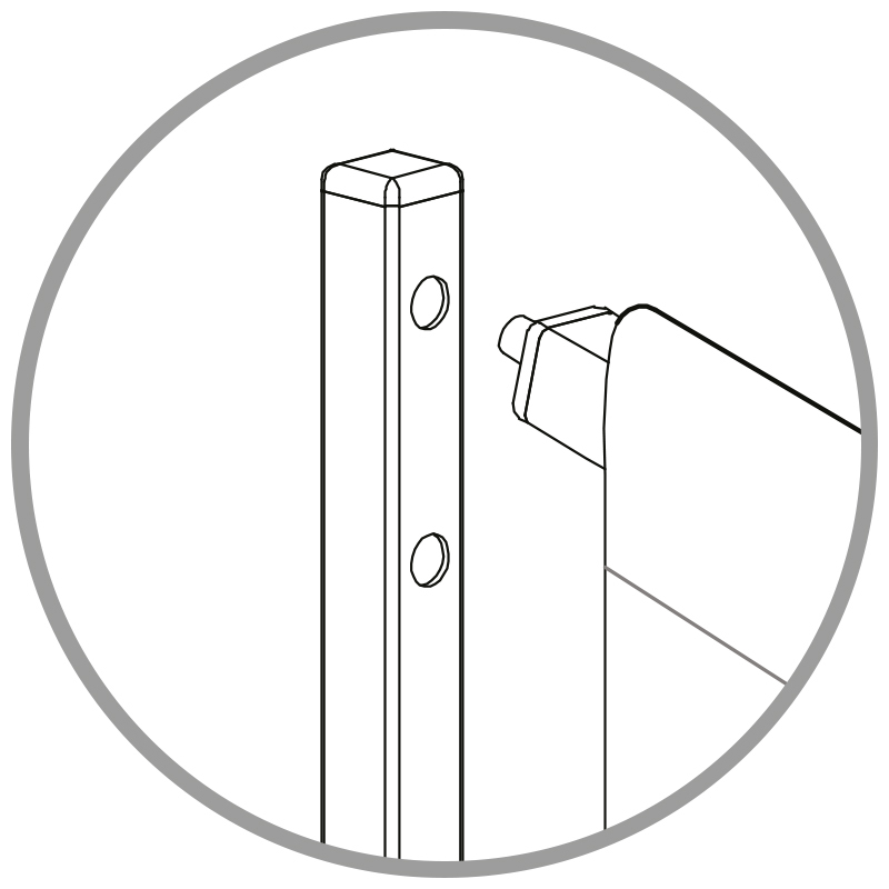 Prekážka výcviková SAFE, prenosná, plátená, bez nadstavca, 10-110x150cm