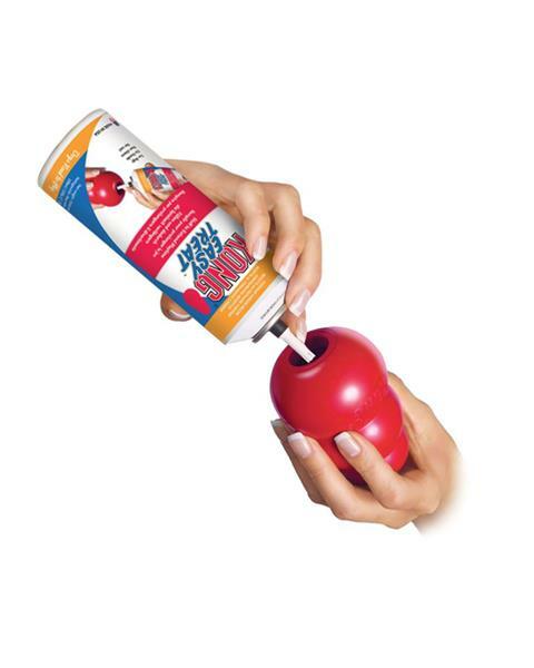 Hračka Kong Dog Extreme - granát na plnenie, prírodná guma, 12.5cm, červená, XL
