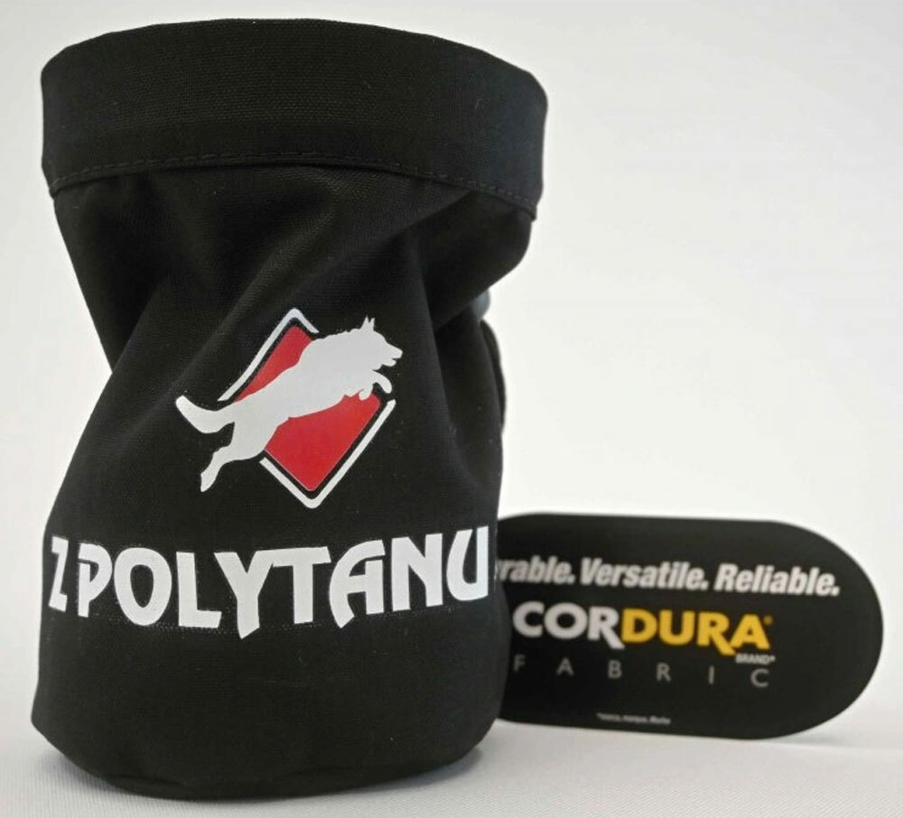 Výcviková kapsička CORDURA, kovový klip, čierna