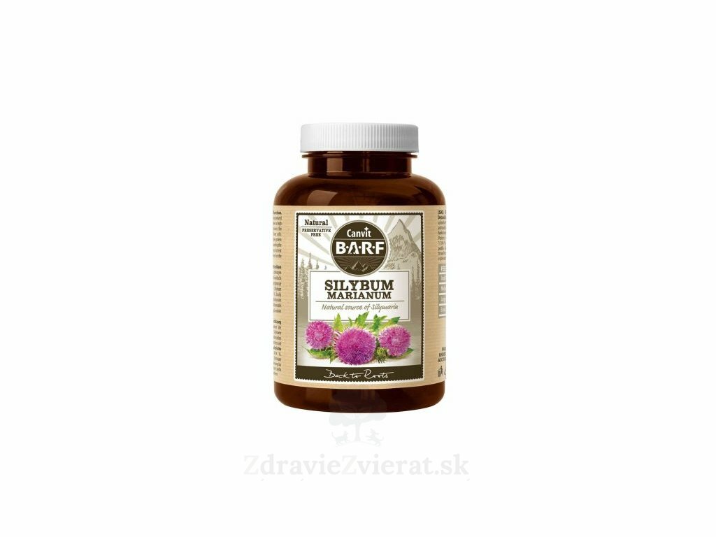 Canvit BARF Pestrec mariánsky, pre podporu funkcie pečene, 160g