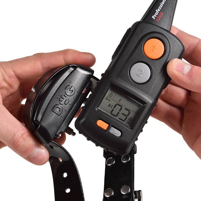 Elektronický výcvikový obojok d-control professional 1000 mini, čierny