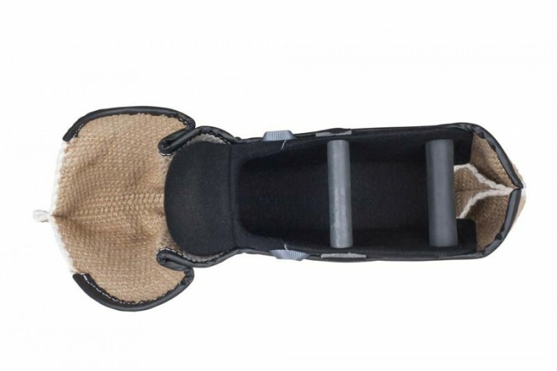 Rukáv FOX, 2 rúčky, tvrdý, skrátený, juta 3G, biely