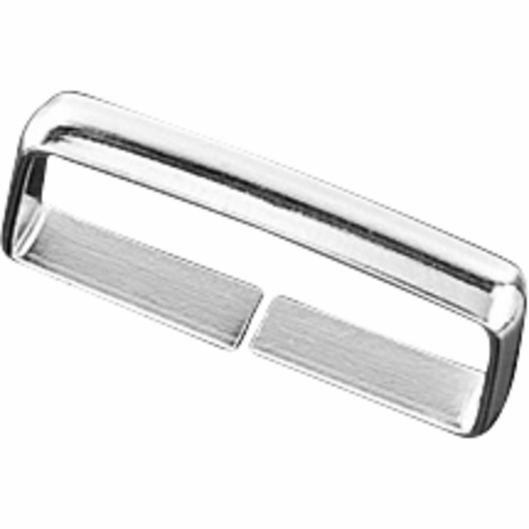 HS Slučka nezvarená, poniklovaná oceľ, vnútorná šírka 25mm