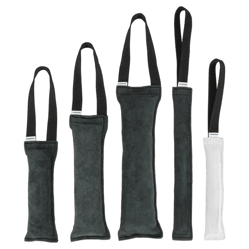 HS Sprenger | Pešek šitý, 1 uško, veľký, pre veľké plemená psov, 8cm/24cm, koža