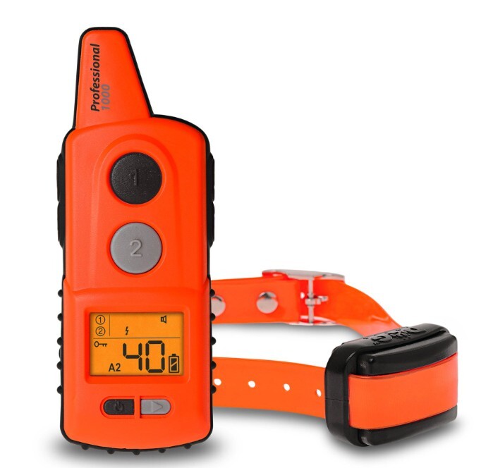 Elektronický výcvikový obojok d-control professional 1000 mini, oranžový