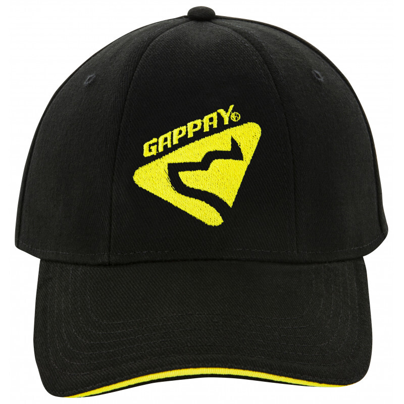GAPPAY Šiltovka čierna s logom GAPPAY, čierna+ružová