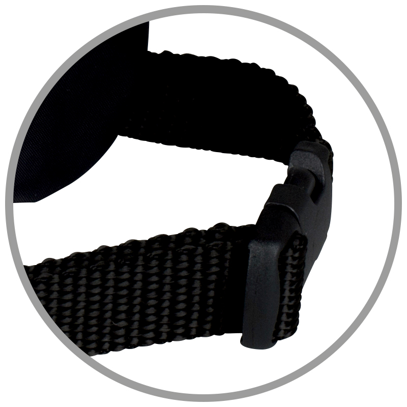 Výcviková kapsička na pamlsky na pás, otvorená, opasok s plastovou sponou, vyšitý nápis Gappay