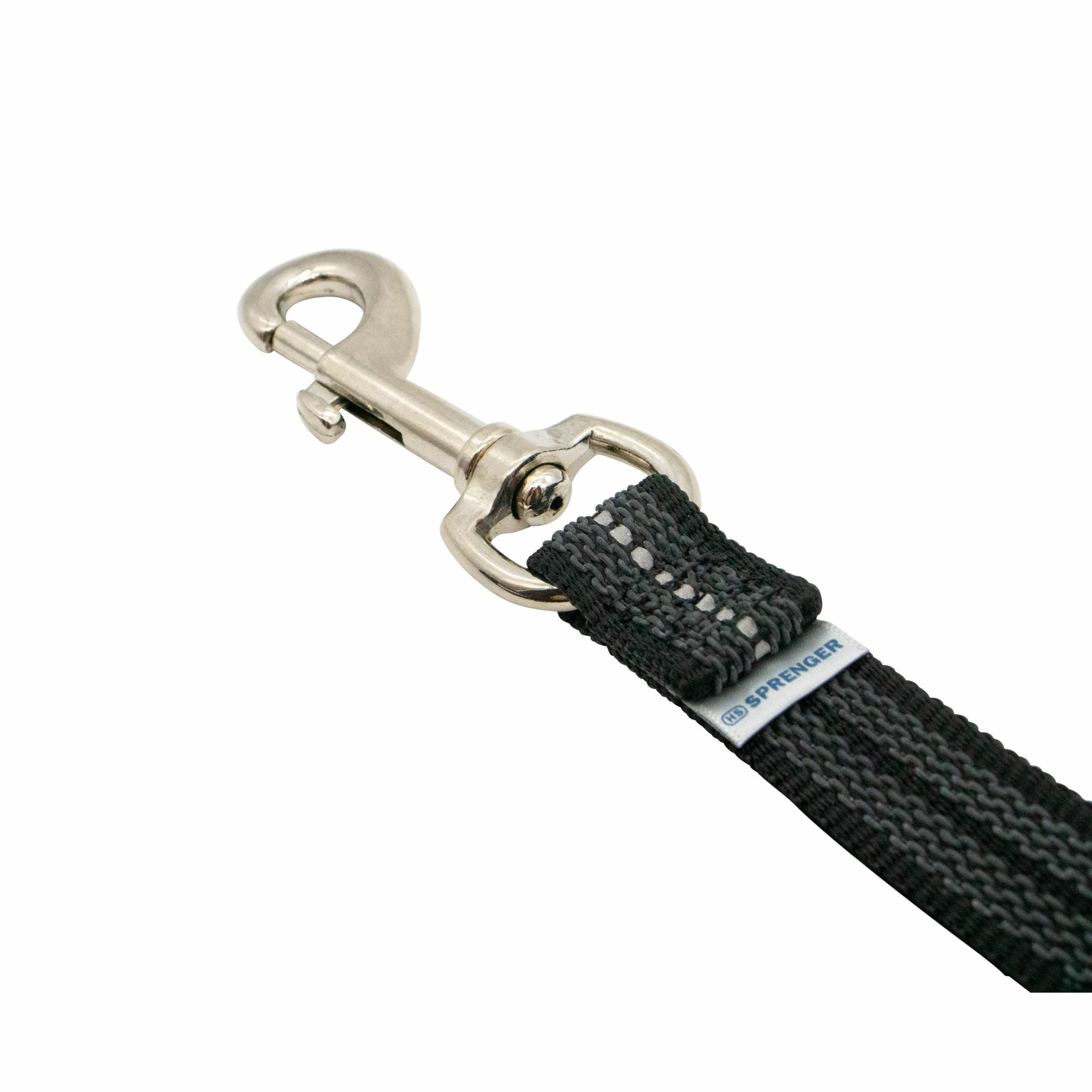 HS Vodítko pogumované bez uška, 19mm/200cm, čierne