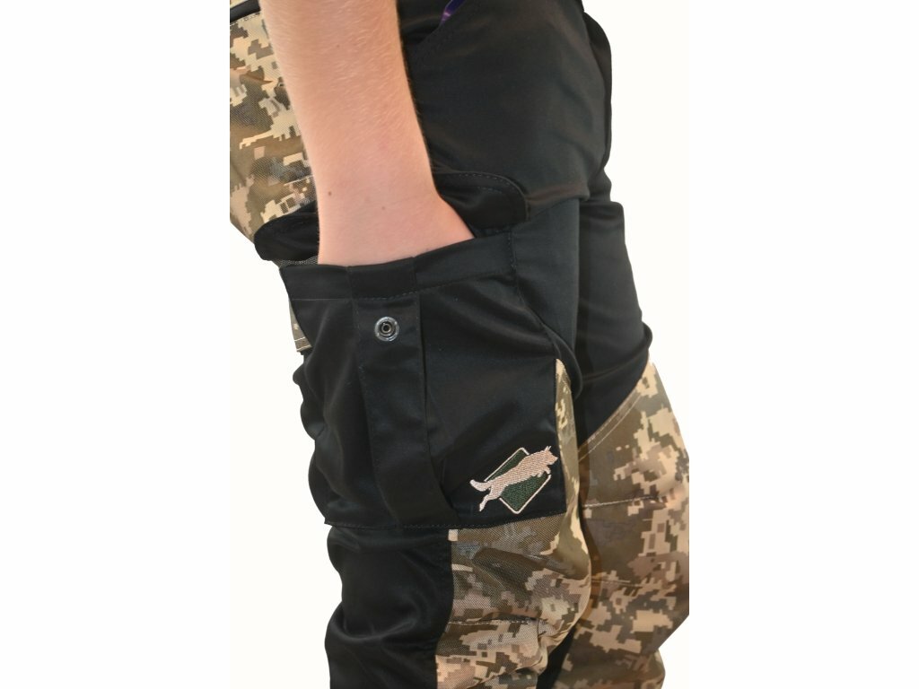 Nohavice BORA, psovodské, nepremokavé, ľahko čistiace, camo digital, S