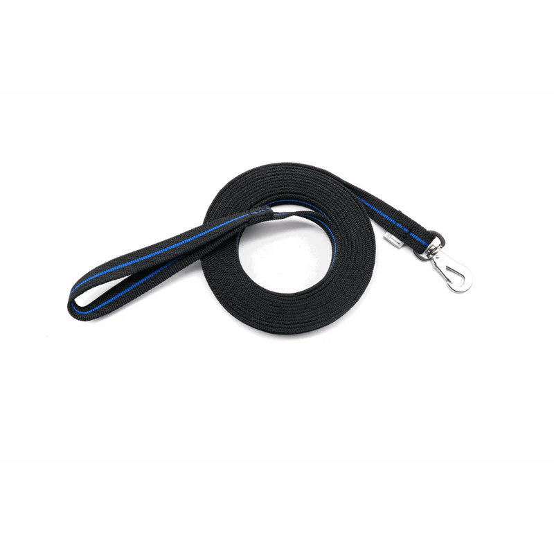 HS Sprenger | Vodítko stopovacie BLUE LINE s uškom pogumované, 19mm/15m, modro-čierne