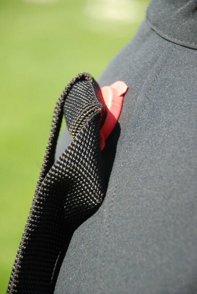 Pešek s magnetom, 2 ušká, 16cm/20cm, ringový, červený