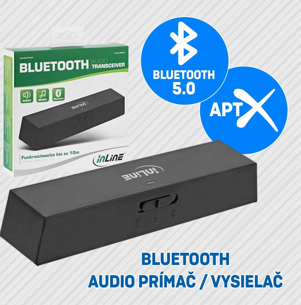 Bluethooth Audio prímač a vysielač s aptX