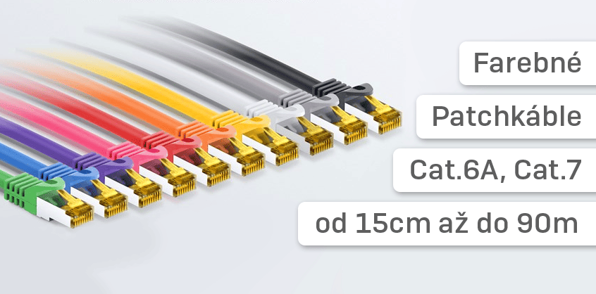 Farebné Patch káble