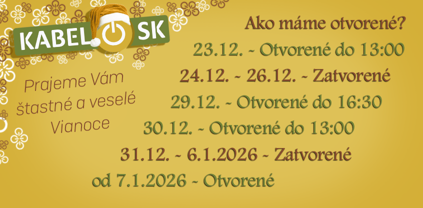 Otváracie hodiny cez sviatky