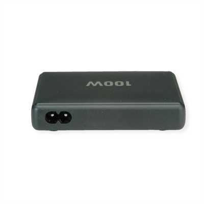Nabíjačka USB 230V 4port, 1xUSB A, 3x USB Typ C, 100W, PD, QC 2.0, kábel (C7) 1.2m, čierna