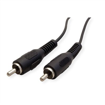 Kábel Cinch 1x audio M/M 2.5m, čierny