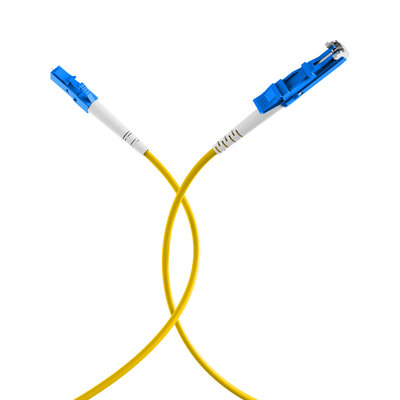 Fiber kábel LC-E2000, 3m Simplex OS2(9/125µm), LSOH, 3mm, žltý