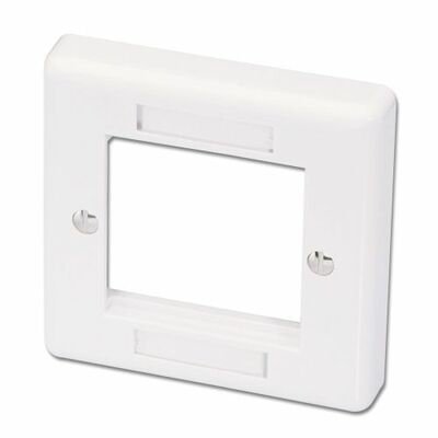 Box modulárny biely pre 2x SNAP-IN Modul, pre krabicu L60523