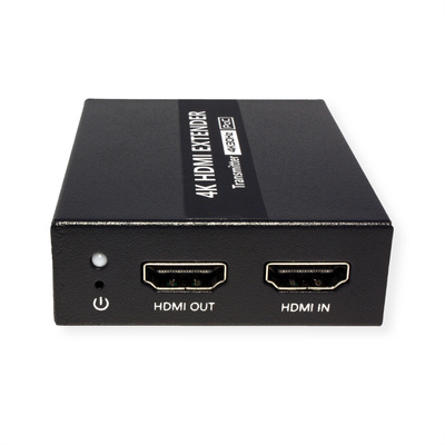 Predĺženie HDMI cez TP do 40m, IR, 4K@60Hz, Power over Cable (PoC), s lokálnym monitorom "loop out"