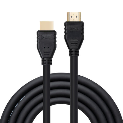 Kábel HDMI M/M 5m, Ultra High Speed+Eth, 4K@60Hz, HDMI 2.0, 18G, G pozl. kon., čierny, flexiblný