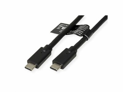 Kábel USB 3.2 Gen 2x2, Typ C CM/CM 1m, 20Gbps, PD 240w 48V5A, čierny