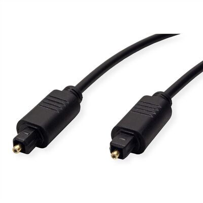 Kábel Toslink audio optický SPDIF prepojovací M/M 10m, ø4.0mm, čierny