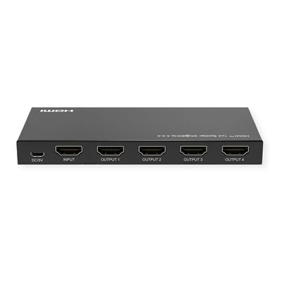 Video distribútor/splitter HDMI 1IN/4OUT, EDID Managment, UHD 4K@60Hz 18G