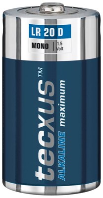 Batéria Tecxus Alkalická D Mono (2ks) 1.5V (LR20) 2BL