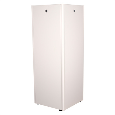 19" Rack na podlahu 32U, 1560x600x600mm (HxWxD), BASIC, sklenené dvere, sivý