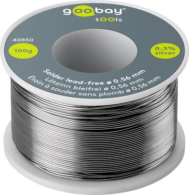 Cín spájkovací o priemere 0.56mm 100g špulka - bezolovnatý