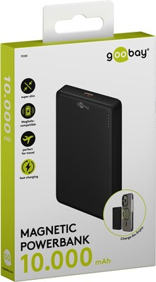 PowerBank 10000 mAh, magnetická bezdrôtová (wireless) 