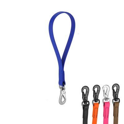 Vodítko krátke BioThane 19mm/30cm, hnedé, HS