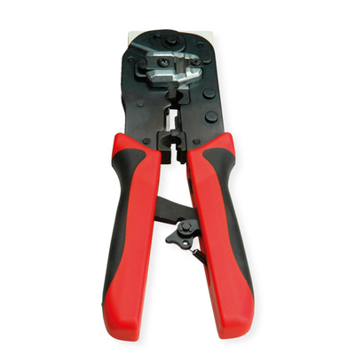 Kliešte krimpovacie na konektor RJ45 (8P8C), s nastavitelnou čeľustou pre konektor na lanko / drôt