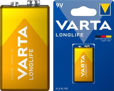 Batéria VARTA Longlife Alkalická 9V (6LR61) 1BL
