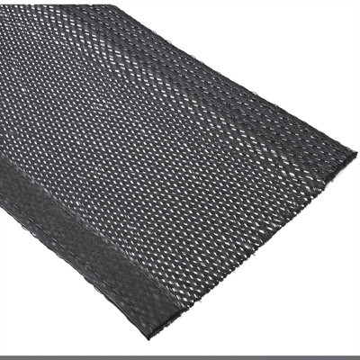 Káblový organizér Kábel Fix, suchý zips, 1m, ⌀ do 40mm, čierny
