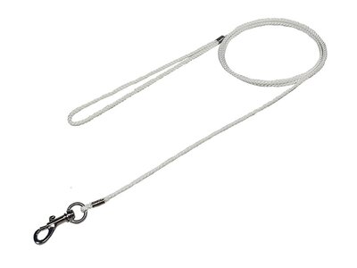 Vodítko výstavné (predvádzacie) s uškom, 3mm/1.3m, lanko, pre malé psy, červené