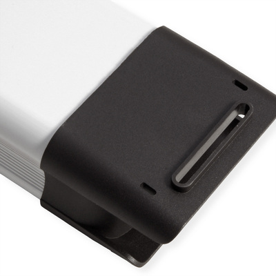 Predlžovačka CONNECTUS, 6xUTE 230V, vypínač, 2m kábel 1.5mm², hliník, čierna
