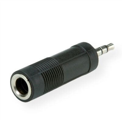 Adaptér 3.5mm stereo/6.35mm stereo M/F