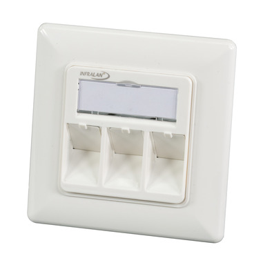 BOX pod omietku pre 1x Keystone, RAL9010, biely, INFRALAN