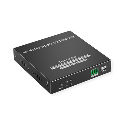 Predĺženie HDMI cez TP do 120m, IR, (aj cez LAN/TCP/IP), 4K@60Hz, RS232, s lokálnym monitorom