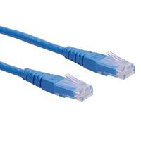 UTP Patchkábel 0.5m cat.6, modrý, CCA