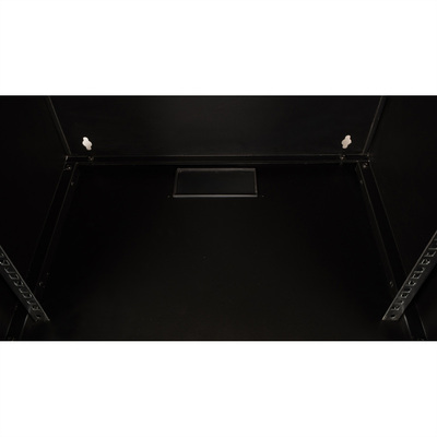 19" Rack na stenu 9U, čierny, 460x540x400 mm (HxWxD), RAL 9005, BASIC