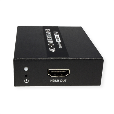 Predĺženie HDMI cez TP do 40m, IR, 4K@60Hz, Power over Cable (PoC), s lokálnym monitorom "loop out"