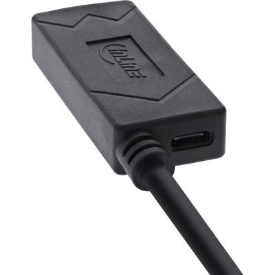 Kábel USB 2.0 A-A M/F 15m, High Speed, predlžovací, čierny, aktívny