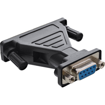 Káblový adaptér USB 3.1 Typ C na RS232 (M), 9pin, s adaptérom 9pin/25pin F/M, 1.8m, čierny