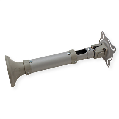 Držiak pre projektor, stropný, s kĺbom, max. 11.5kg, dĺžka 170mm/410-510mm, rozteč max. 370mm, sivý